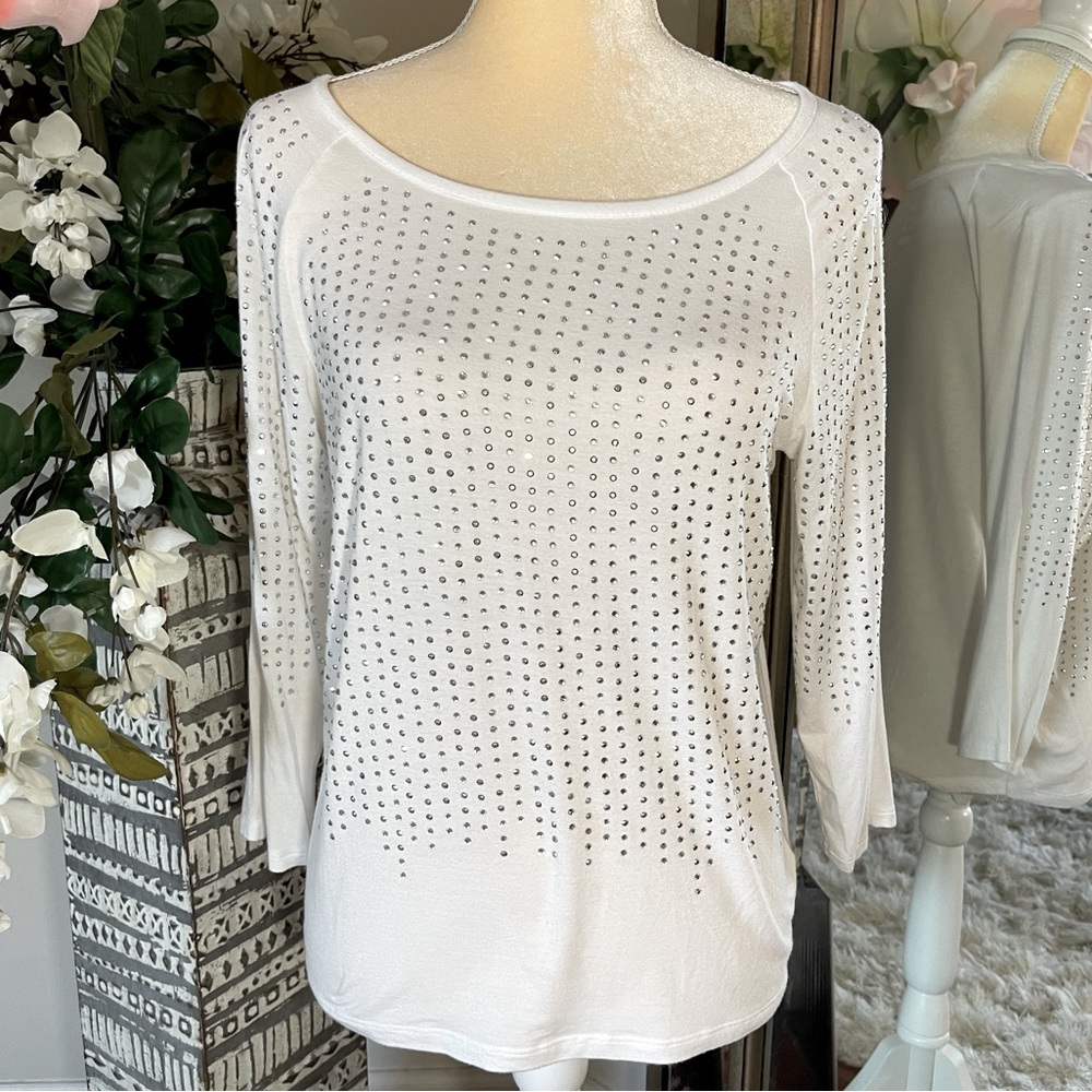 INC Sparkle Long Sleeve T-shirt